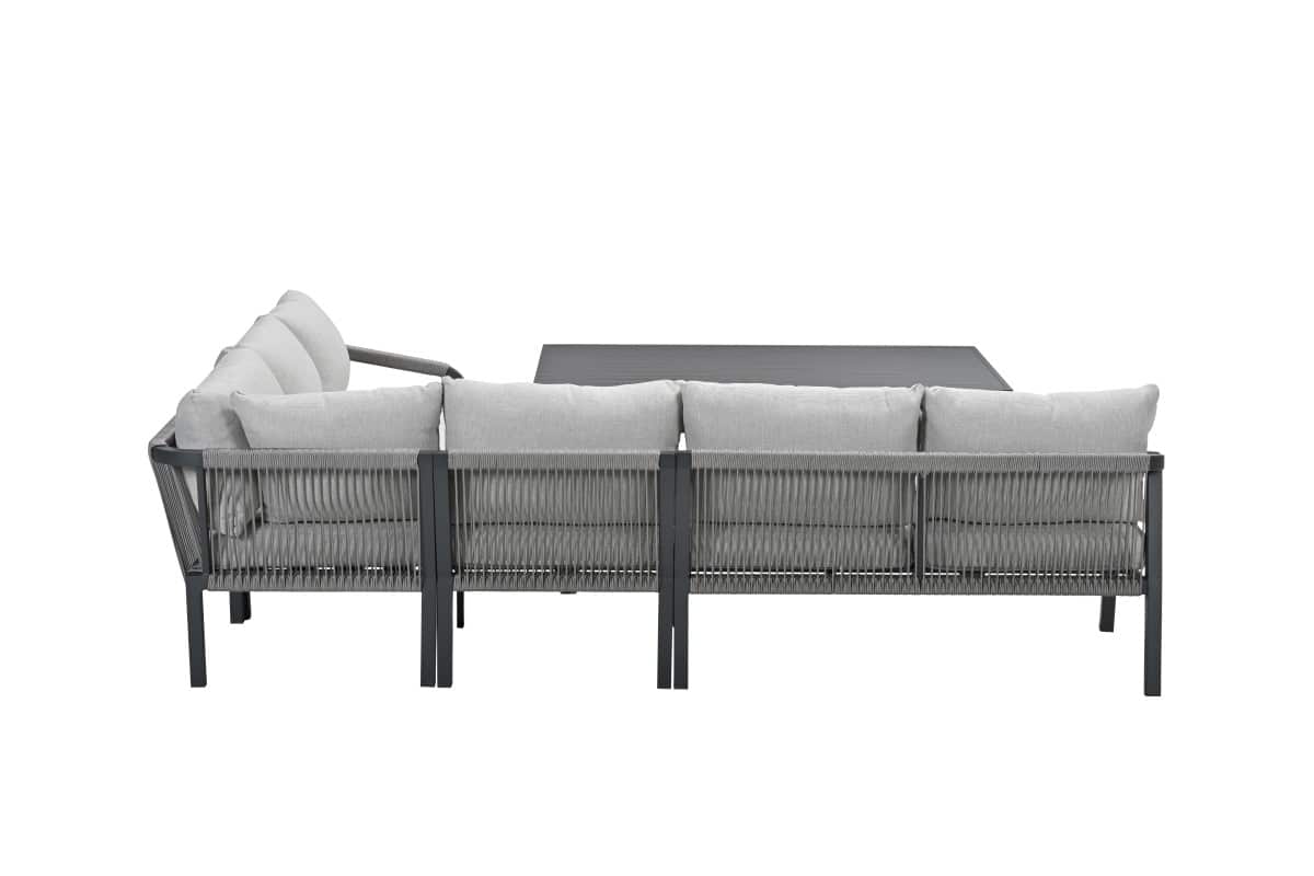Garden Impressions Monti loungeset black / valley sand