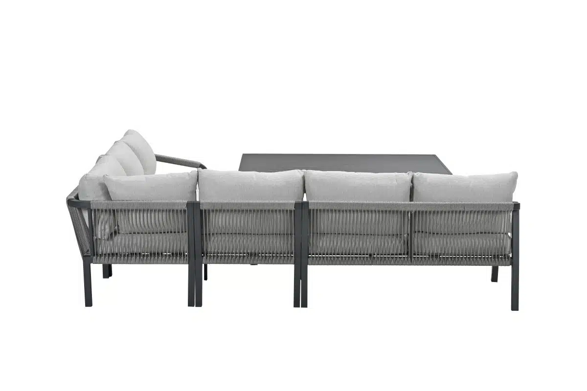 Garden Impressions Monti loungeset black / valley sand