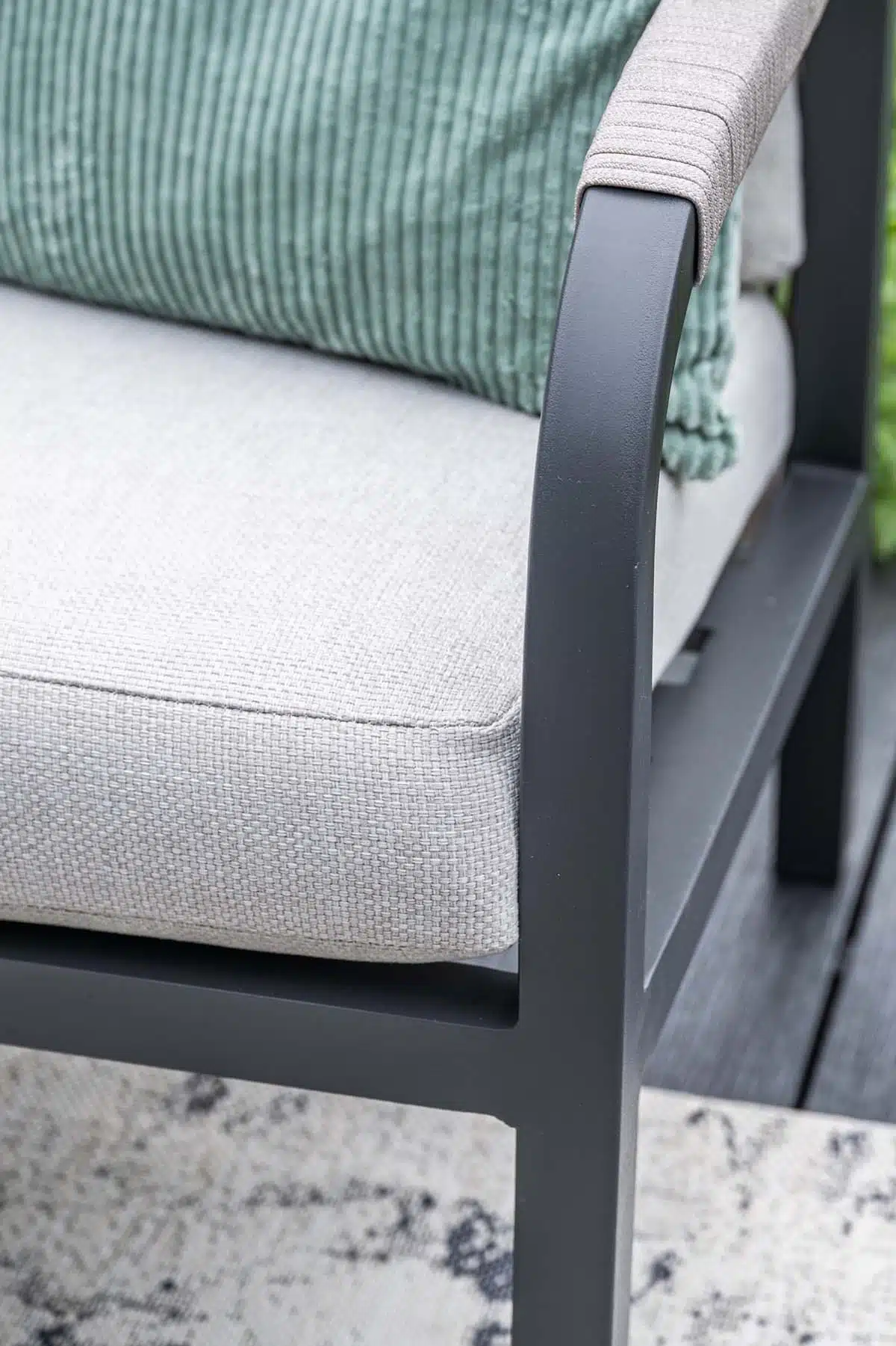 Garden Impressions Monti loungeset black / valley sand