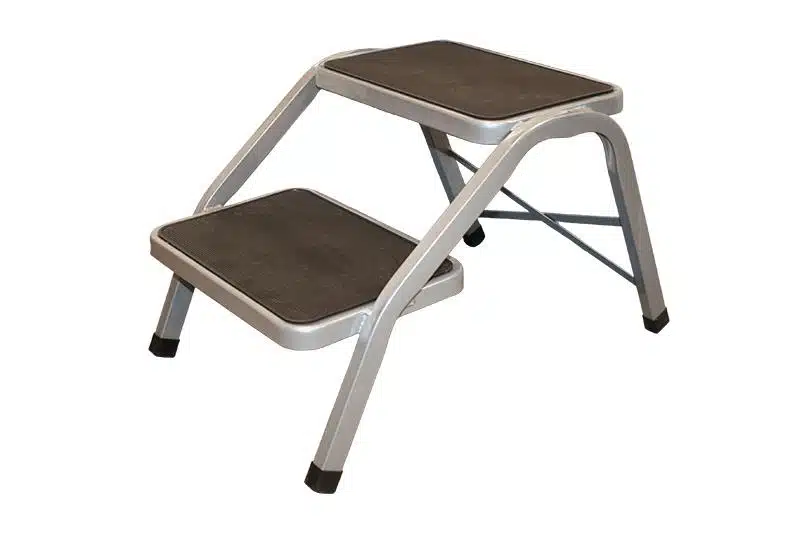 Opstap Bermuda dubbel staal grijs