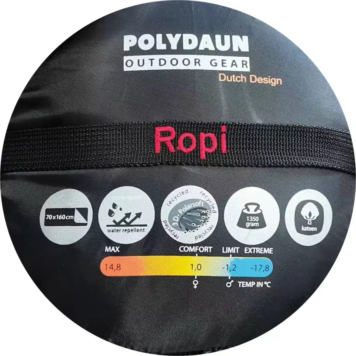 Polydaun slaapzak Ropi junior