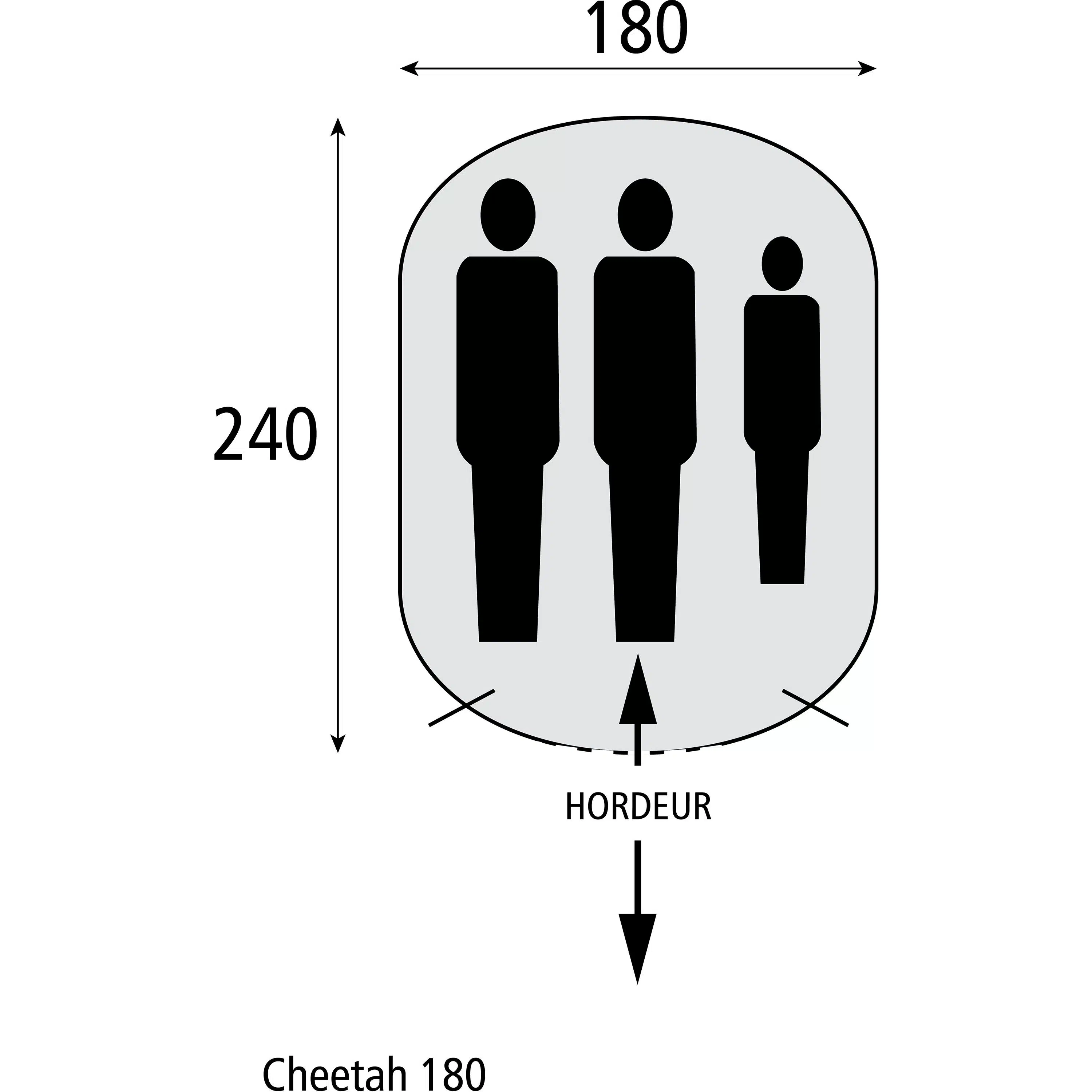 Safarica Cheetah 180 pop-up