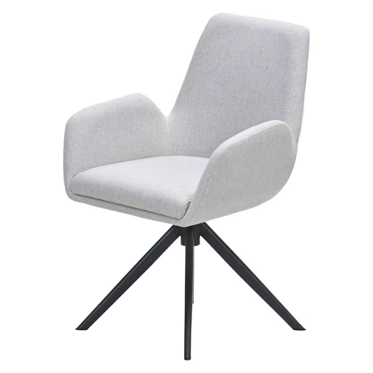 Acate draai stoel carbon black / valley sand