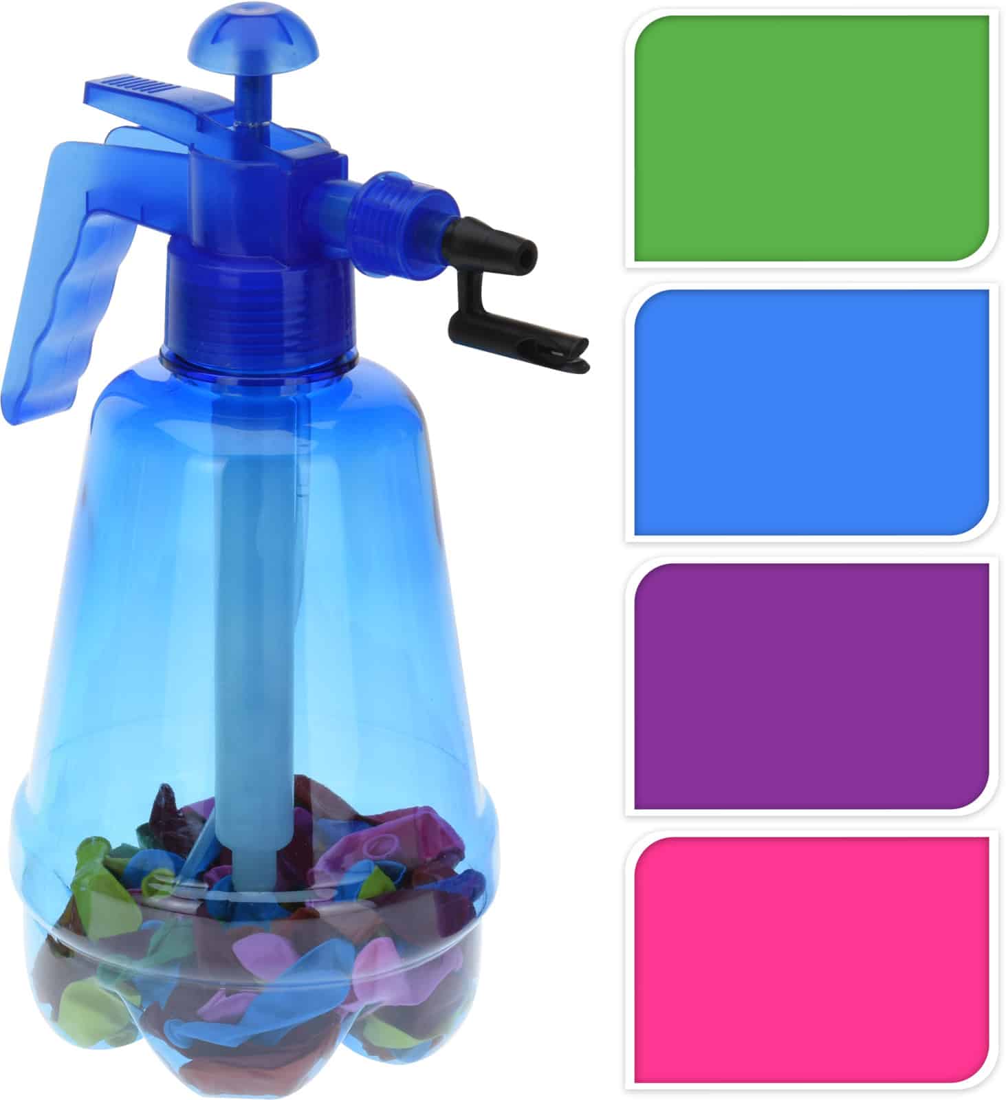 Ballonpomp met 100 ballonnen