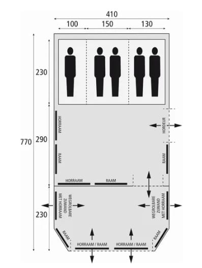 Bardani Airspace 410 RSTC beige / forest