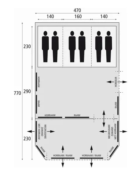 Bardani Airspace 470 TC beige/forest