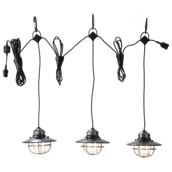 Barebones Edison string lights bronze