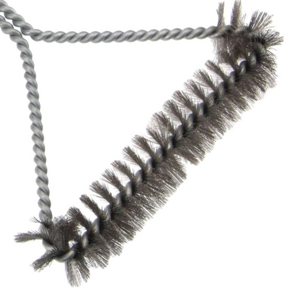 BBQ borstel driehoek metaal