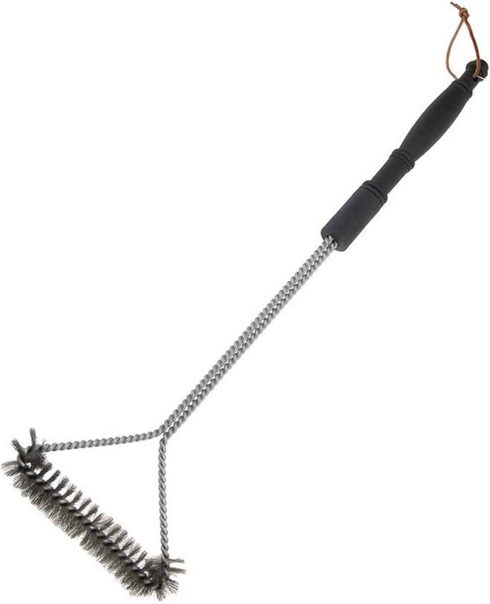 BBQ borstel driehoek metaal