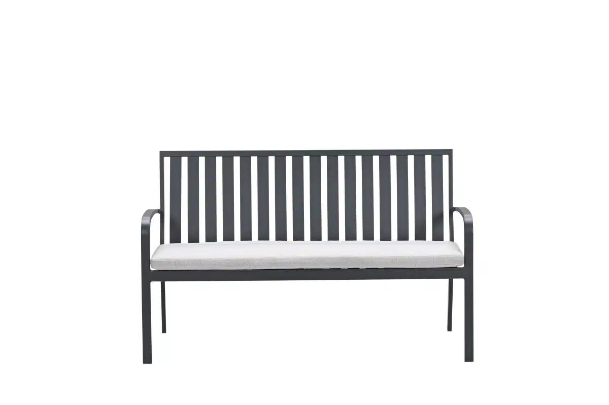 Bruno parkbank 150 cm carbon black / valley sand