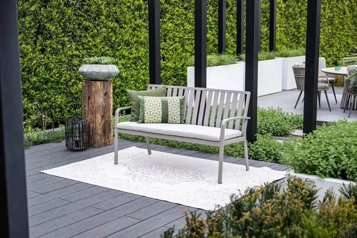 Bruno parkbank 150 cm taupe / valley sand