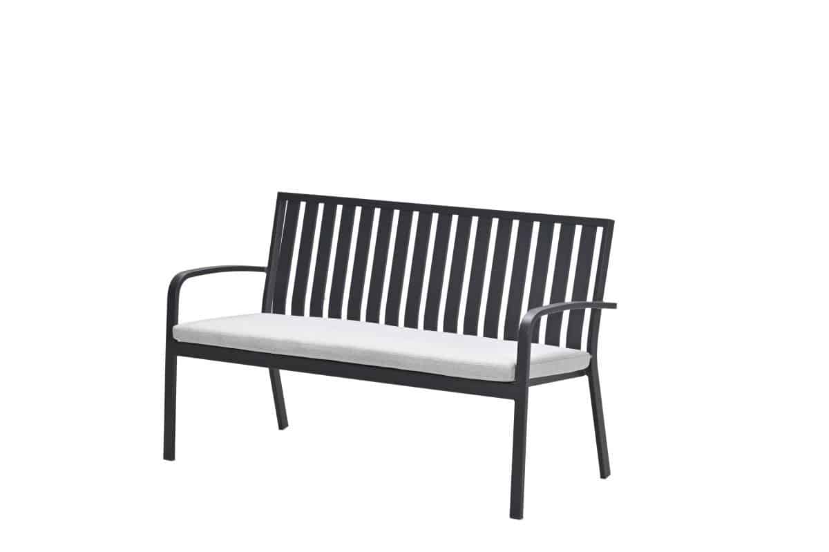 Bruno tuinbank 150 cm carbon black / valley sand