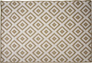 Buitenkleed 180 x 120 cm beige