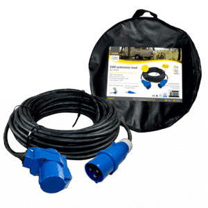 CEE verlengkabel 20 meter haakse koppeling