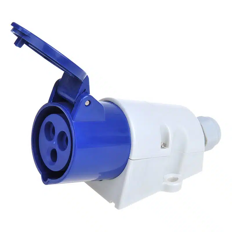 CEE wandcontactdoos opbouw