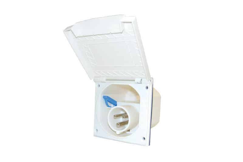 Cee wandinvoerdoos wit 105 x 105 mm