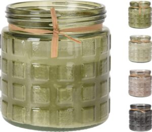 Citronella kaars in glazen pot