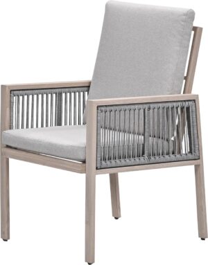 Decala dining stoel light oak / dark sand