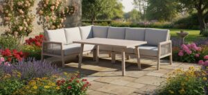 Decala lounge-dining 5-dlg. light oak