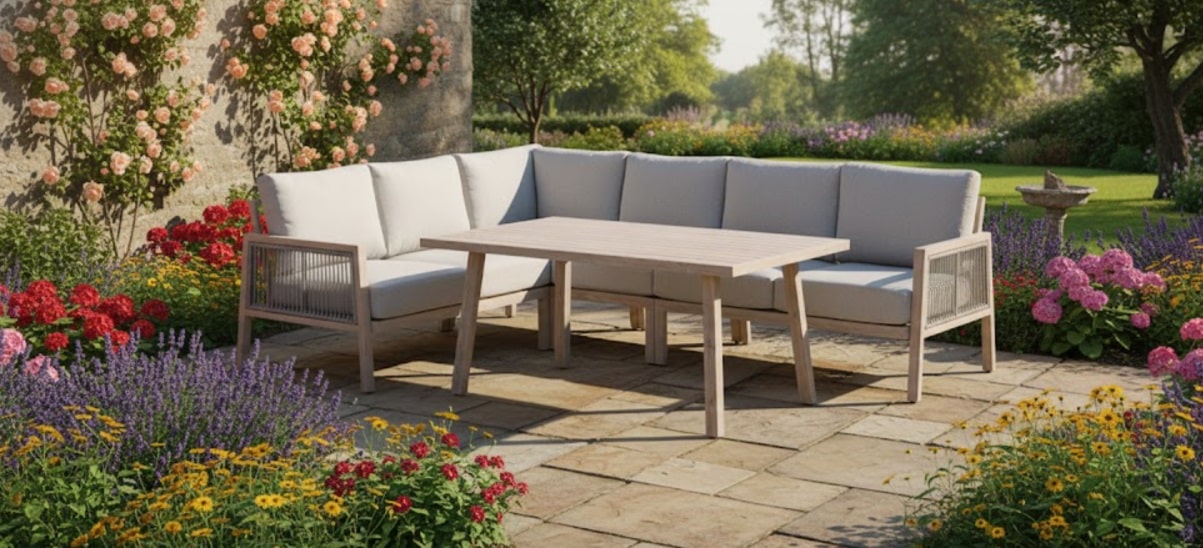 Decala lounge-dining 5-dlg. light oak