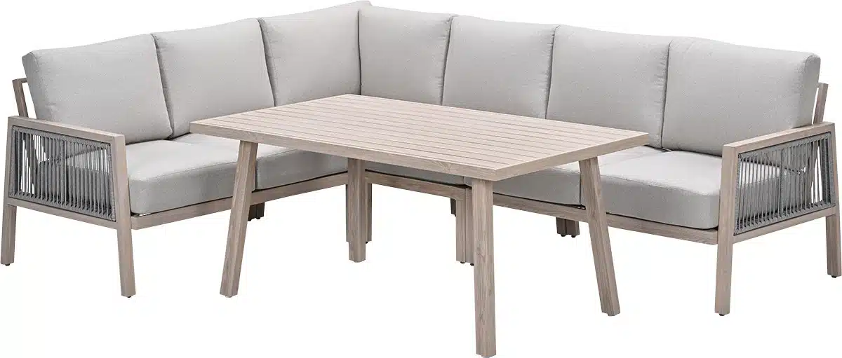 Decala lounge-dining 5-dlg. light oak