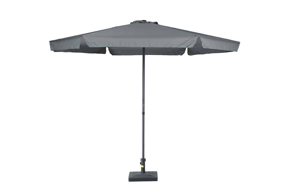 Delta parasol 3 mtr. zwart