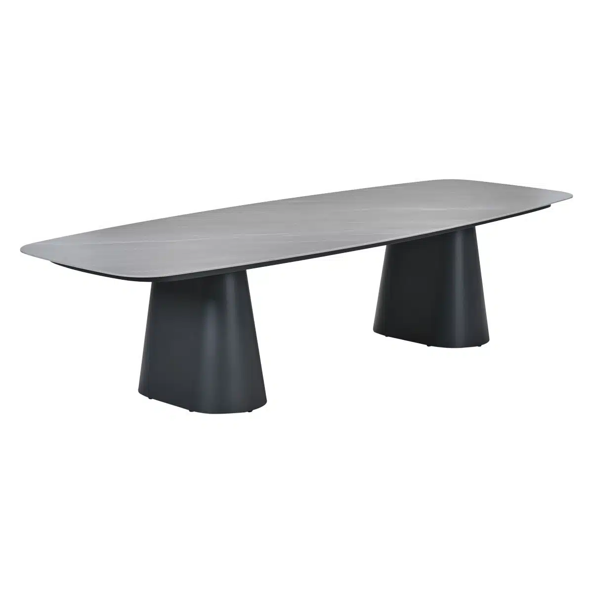 Denver tafel 320 x 120 cm black / Centostone Napoli sand