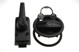 Deurslot kunststof universeel zwart