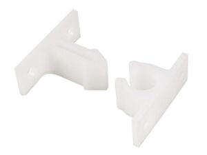 Deurvanger nylon wit (2-dlg)