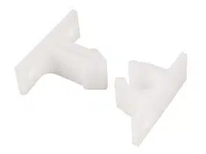 Deurvanger nylon wit (2-dlg)
