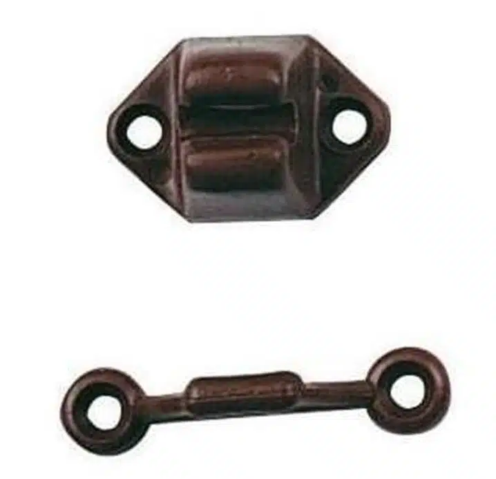 Deurvanger PVC bruin (2-dlg)