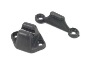 Deurvanger PVC grijs (2-dlg)