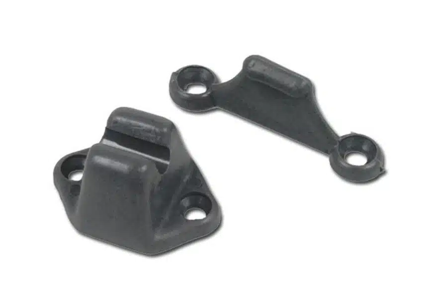 Deurvanger PVC grijs (2-dlg)