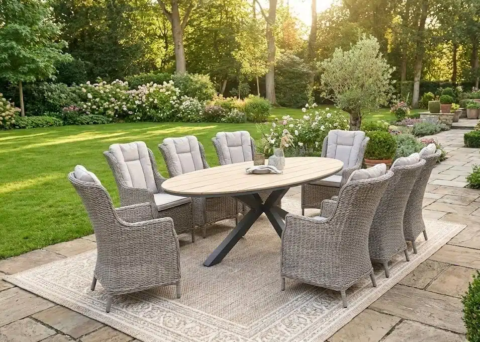 Diningset Osborne (8) met Edison 280 x 140 cm tafel