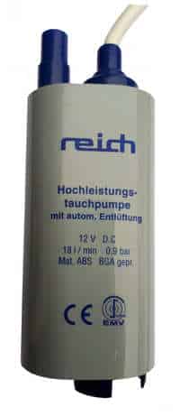 Dompelpomp 18 liter + ontluchting