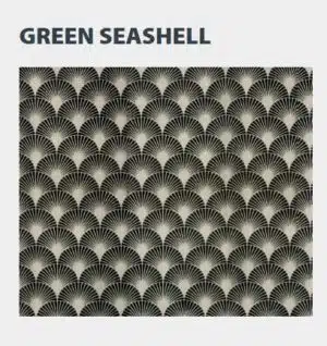 Dorema gordijn 75 cm Green seasshell