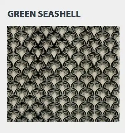 Dorema gordijn 75 cm Green seasshell