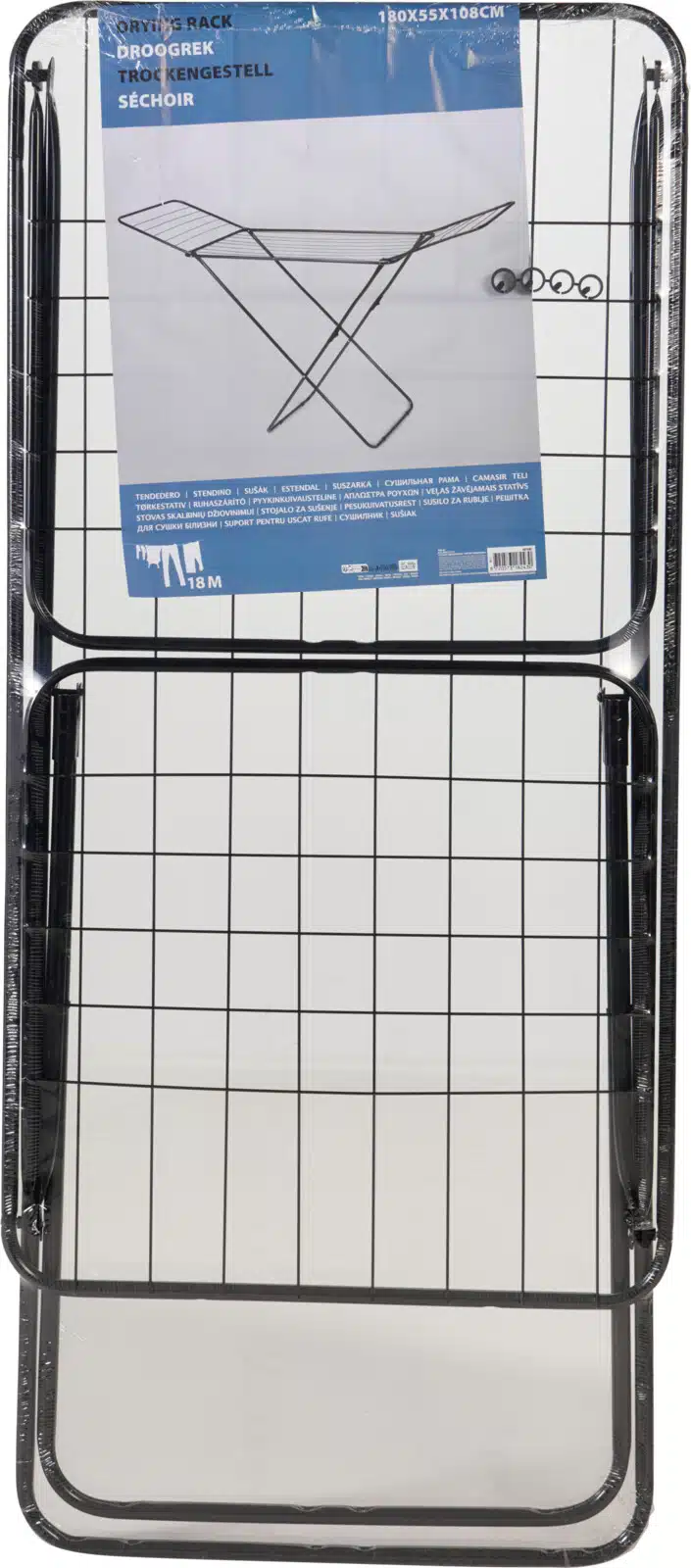 Droogrek metaal 18 mtr staand