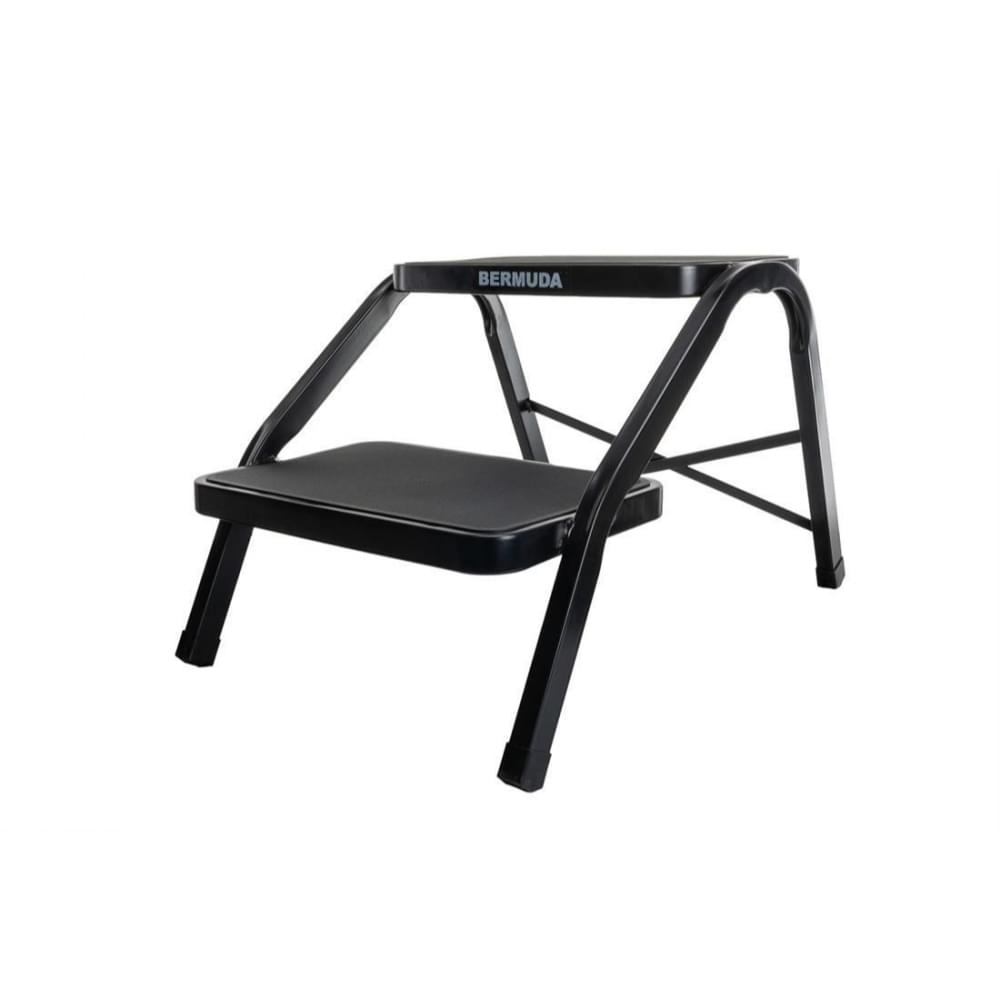 Dubbele opstap Bermuda zwart