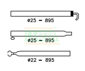 Extra dakligger aluminium.170 - 260 cm