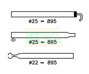 Extra dakligger aluminium.170 - 260 cm