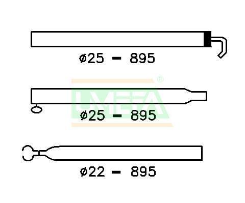 Extra dakligger aluminium.170 - 260 cm