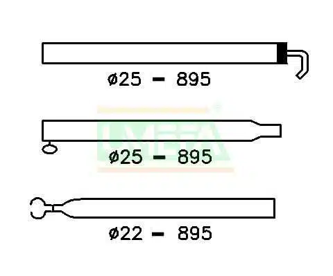 Extra dakligger aluminium.170 - 260 cm
