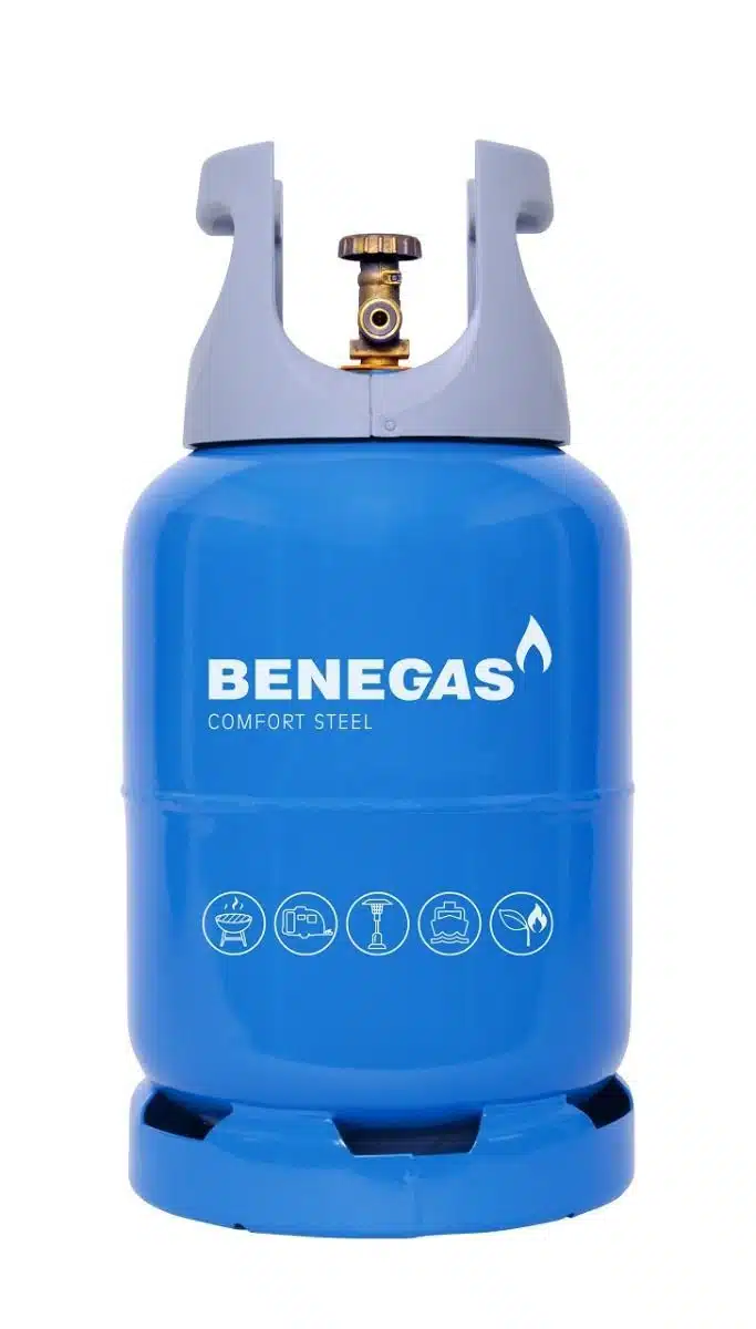 Gasfles Benegas Comfort Steel 6 kg. Vulling