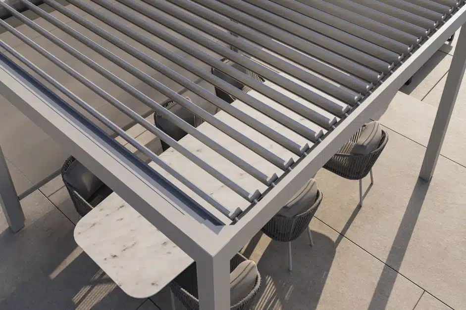 Gazebo Luxe tuinoverkapping 275 x 365 cm handmatig