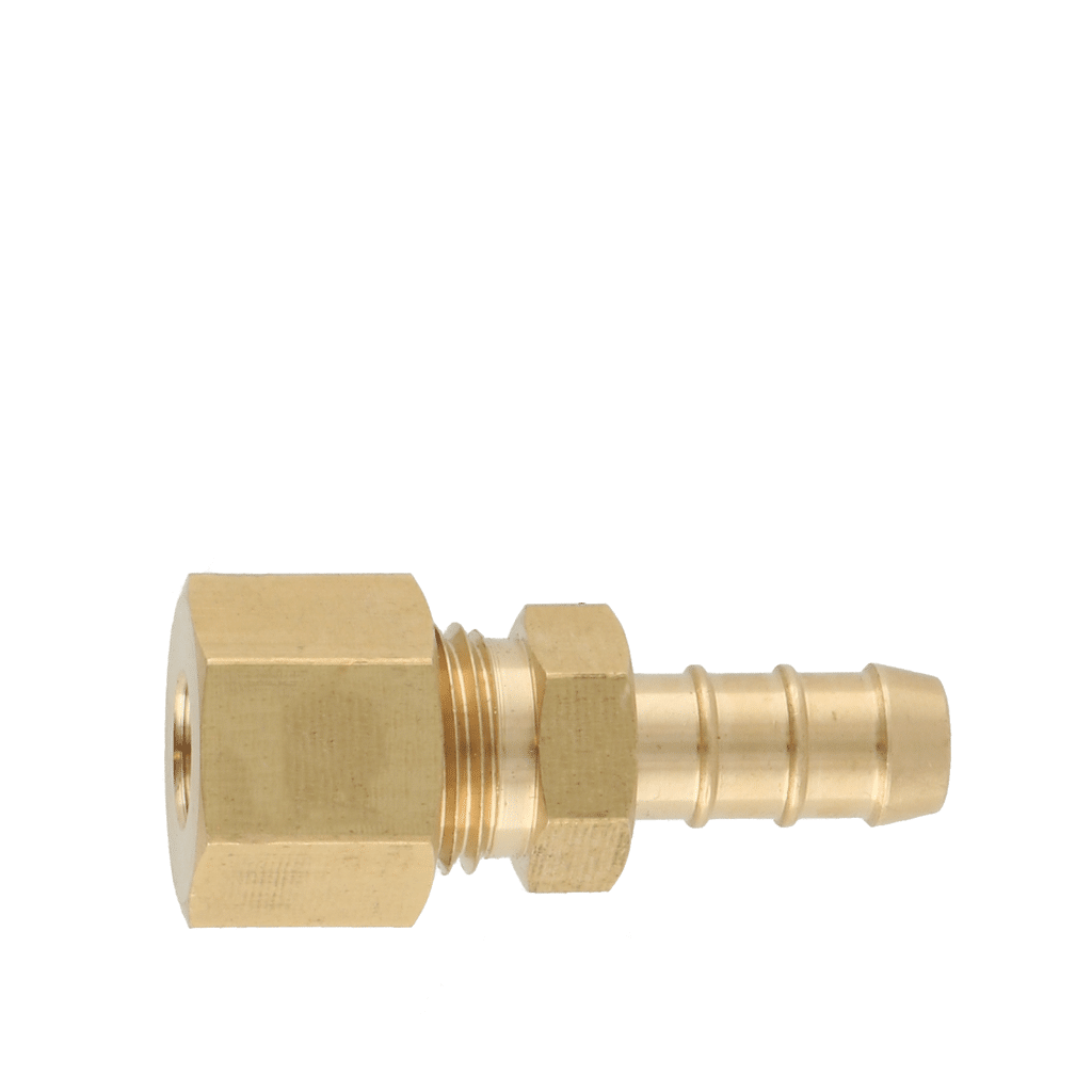 Gimeg slangpilaar met knelkoppeling 6/8 mm