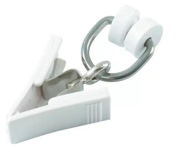 Gordijnrunner met knijper (5 stuks)