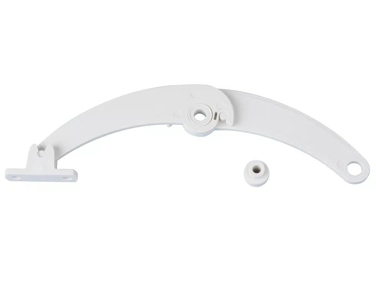 Kastklephouder wit/lichtgrijs 18cm