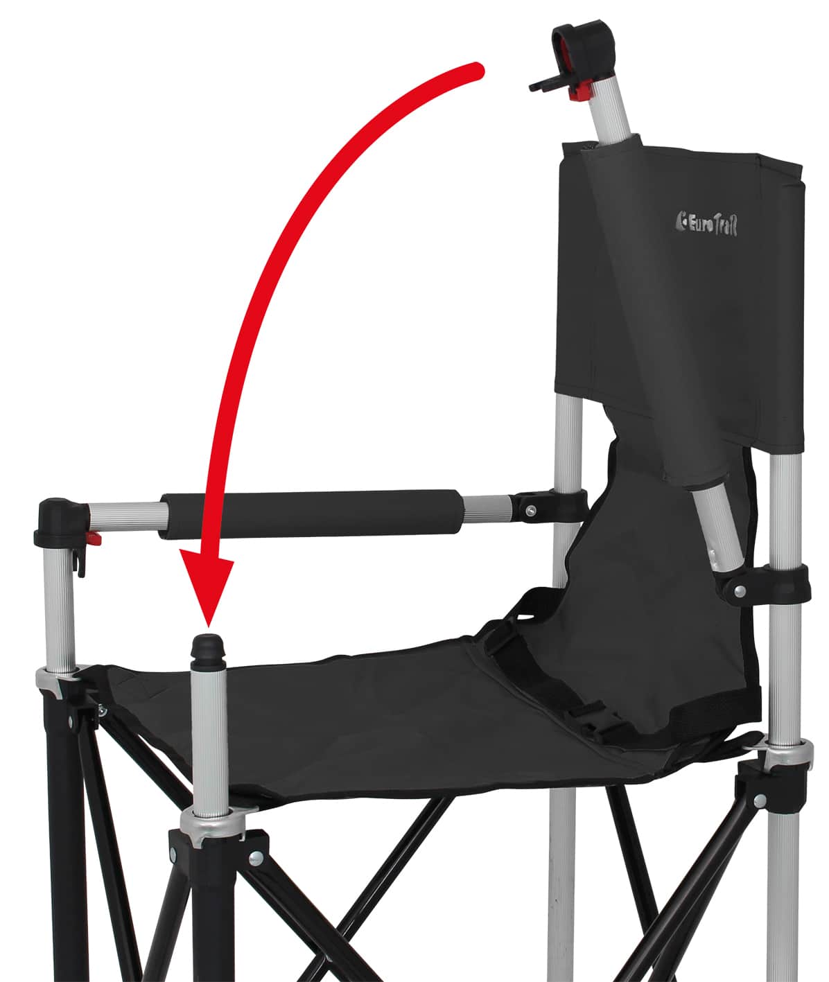 Kinderstoel Petit Junior zwart