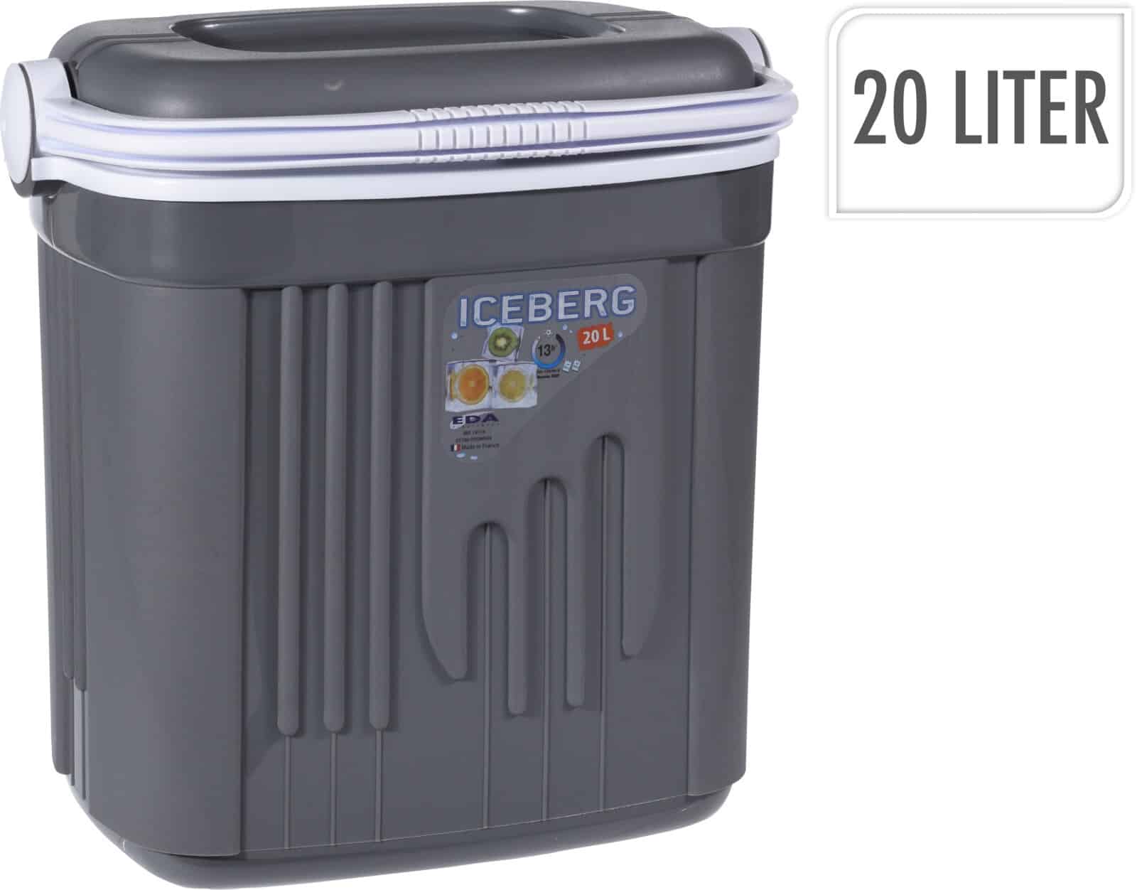 Koelbox Iceberg 20 ltr grijs